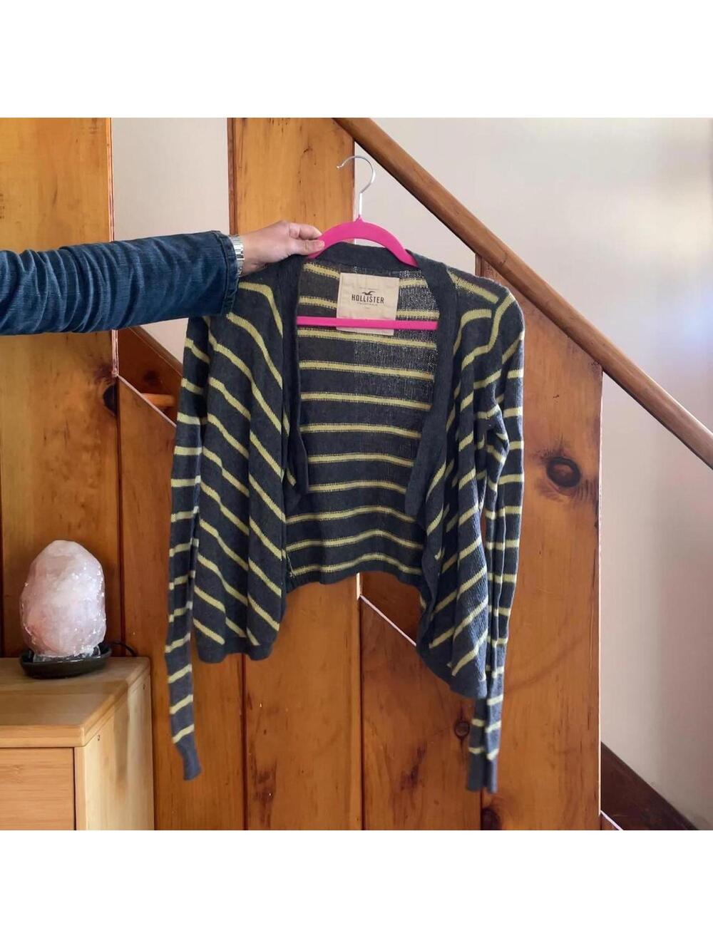 Hollister striped cardigan Size S